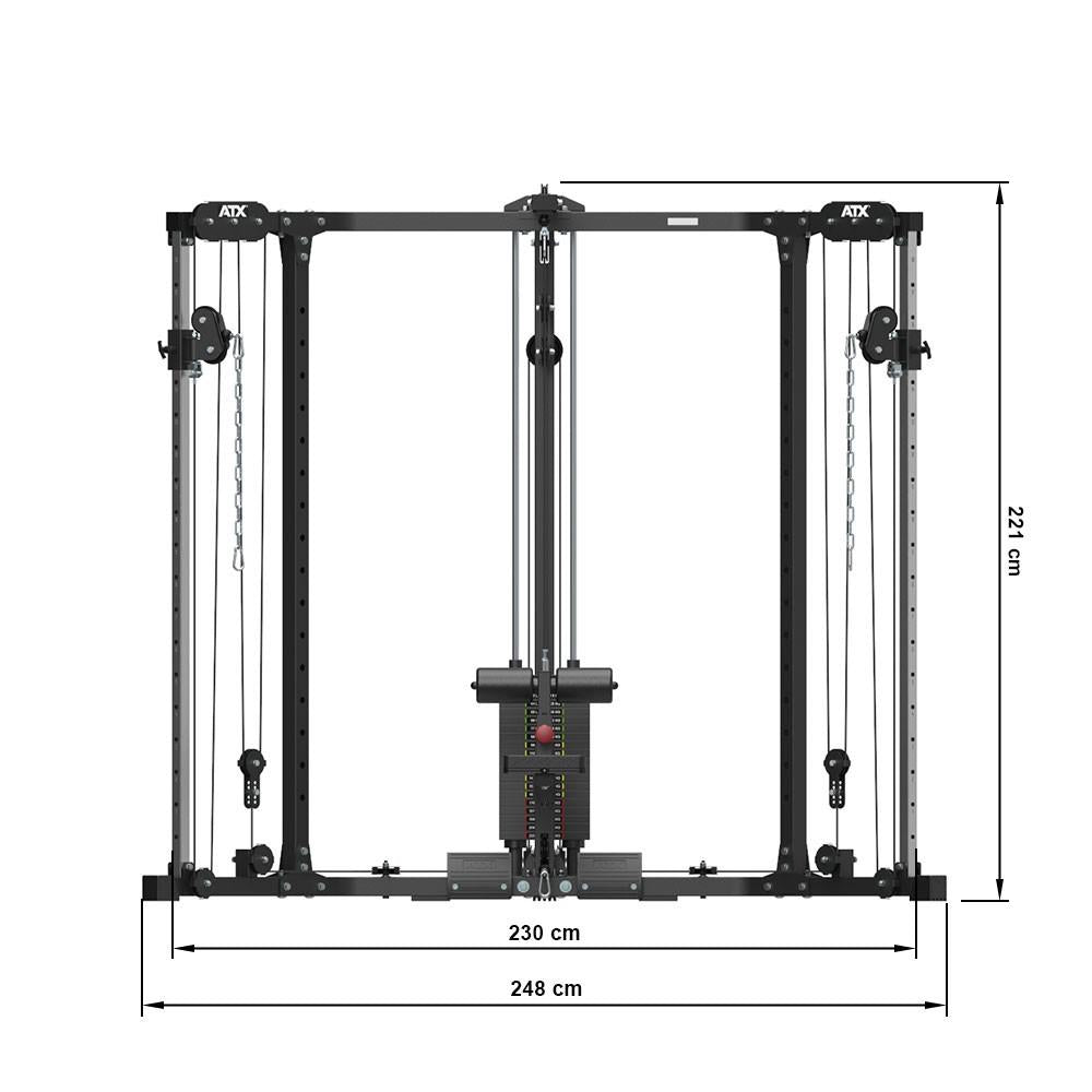 ATX Latzug - Cable Cross Zugstation - Cable Pull Corner Station