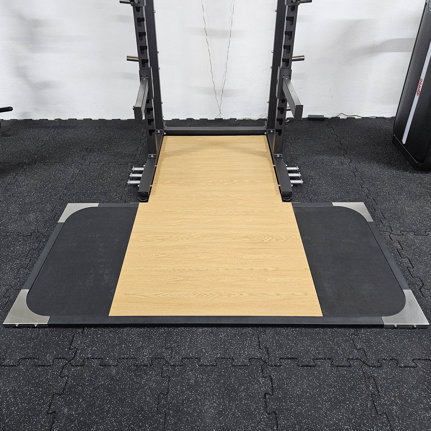 Wooden and rubber drop platform for DankSport Half Rack - NEW
