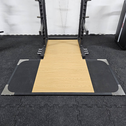 Wooden and rubber drop platform for DankSport Half Rack - NEW