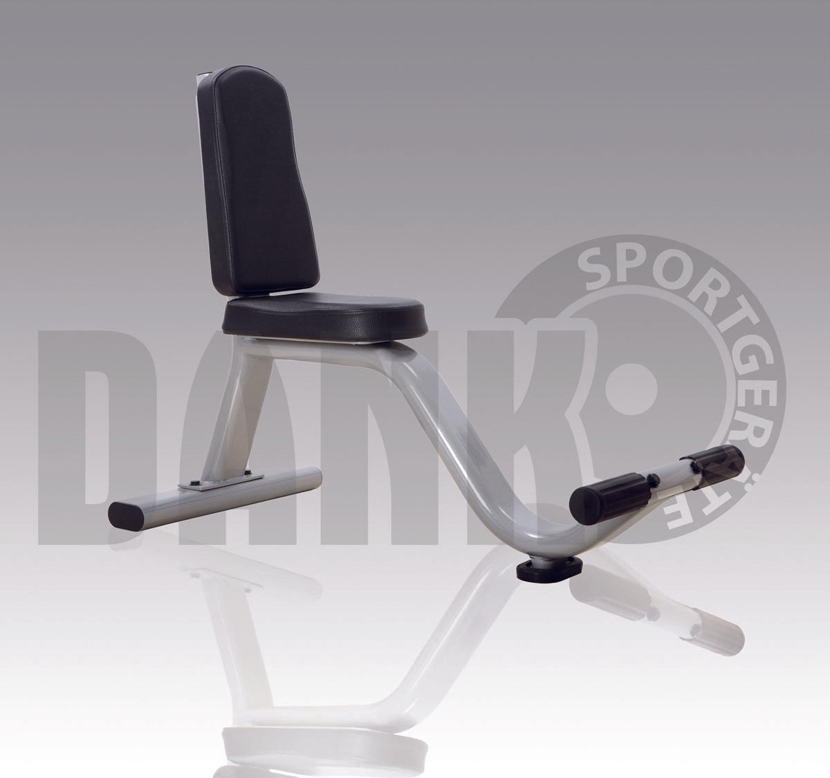 Danksport S-Line strength training equipment, equipment park with approximately 22 fitness machines and accessories, color silver, upholstery brown - New equipment / exhibition equipment