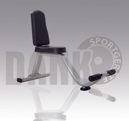 Danksport S-Line strength training equipment, equipment park with approximately 22 fitness machines and accessories, color silver, upholstery brown - New equipment / exhibition equipment
