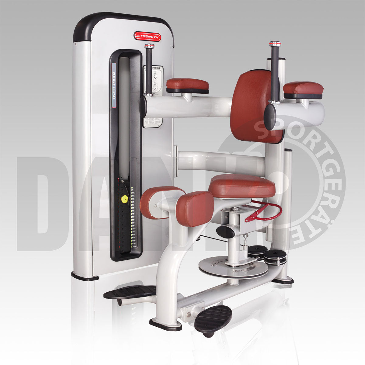 Similar to Star Trac, TechnoGym or Gym80 - Danksport S-Line Equipment Park - 30 Strength Training Equipment &amp; Accessories, New Equipment, Color Silver, Upholstery Brown
