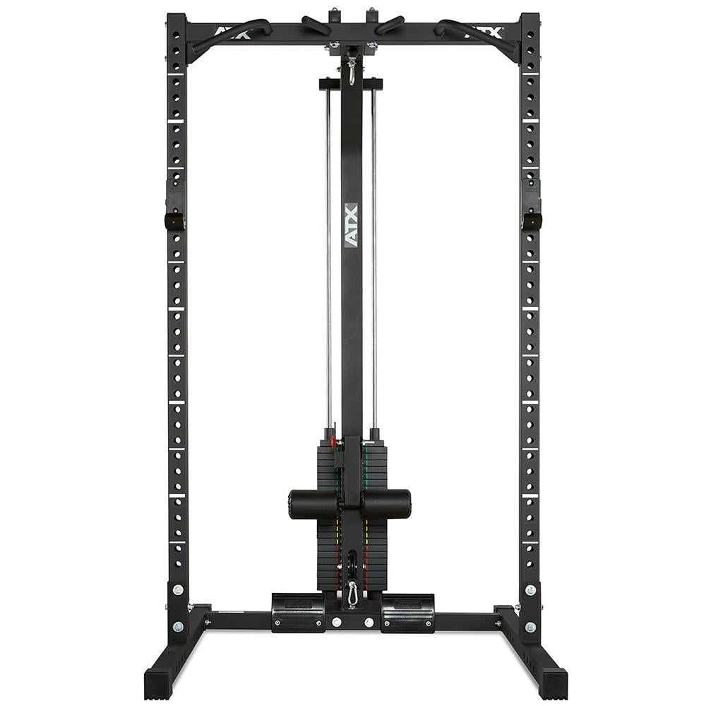 ATX Half Rack 620 - Complete system including lat pulldown station - Stack Weight