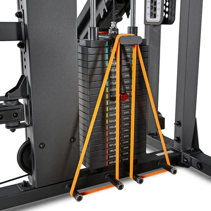 ATX Multiplex Workout Station - Multi Gym - Inklusive 107,5kg Gummi  Hantelscheiben - Vorteilspaket