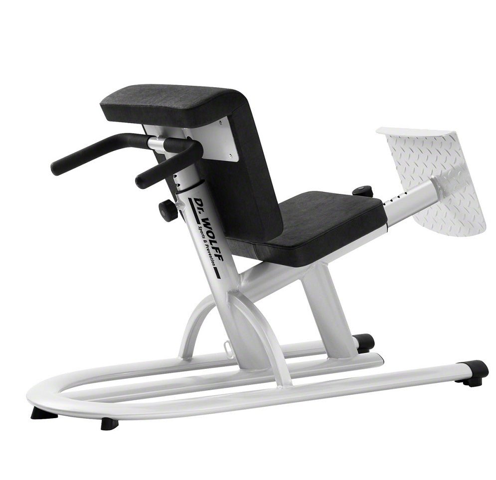 Dr. Wolff Lumbal Trainer 307, silver / black, adjustable, used - refurbished condition