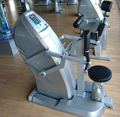 Milon strength-endurance circuit from 2014, youngtimer, aluminum look, 12 circuit devices, built end of 2013 - delivered 2014 - overhauled and as good as new condition