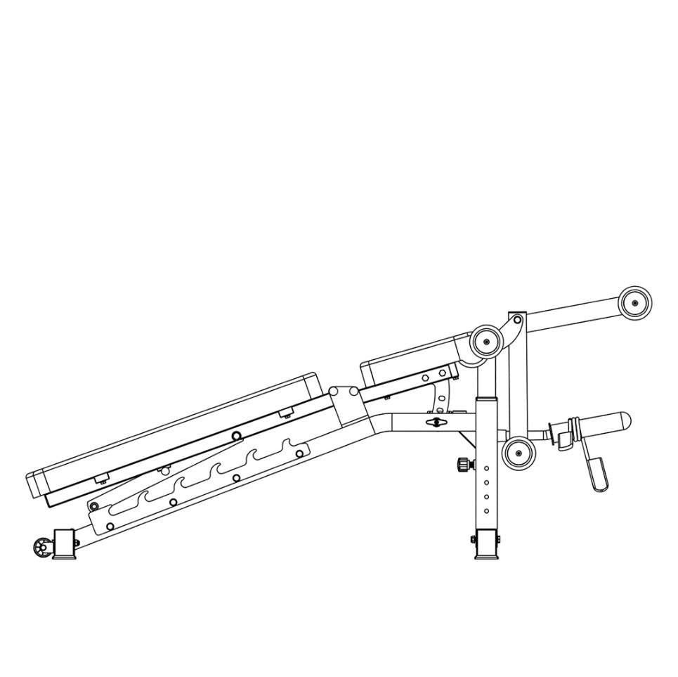 Brute Force Universal Weight Bench with Leg Section SUPA808-L