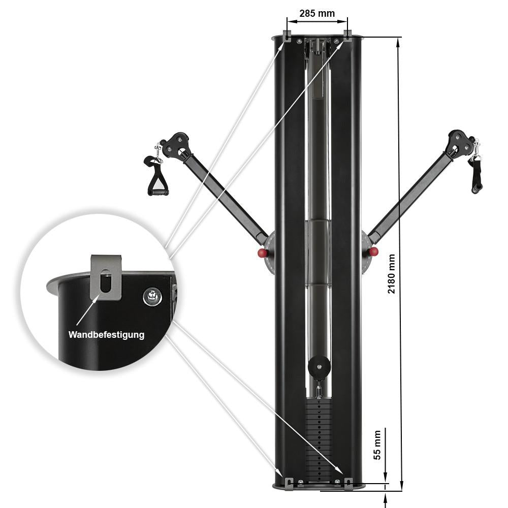 ATX Multi Pull Station - Functional Trainer - for wall mounting