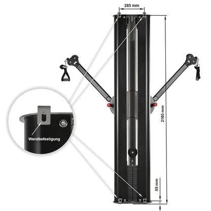 ATX Multi Pull Station - Functional Trainer - for wall mounting