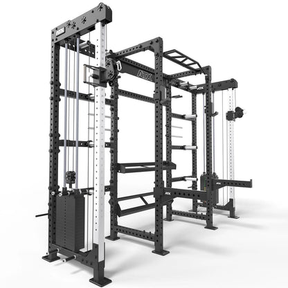 ATX Cable Cross Rack with 2 x 90 kg plug-in weights and many extras