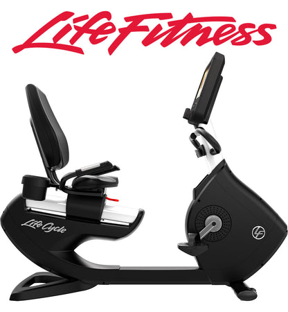 Life Fitness Recumbent Ergometer Lifecycle, Elevation Series, Recumbent, SE Console Touch, used - refurbished condition