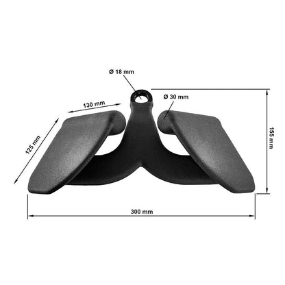 5-piece foam grip set