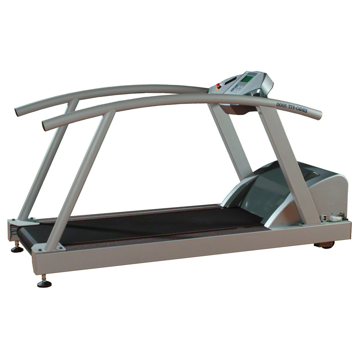 Ergo-Fit Trac 3000 Alpin Laufband, extra langer Handlauf, Silber, gebraucht - überholter Zustand inkl. neuer Laufdecke!