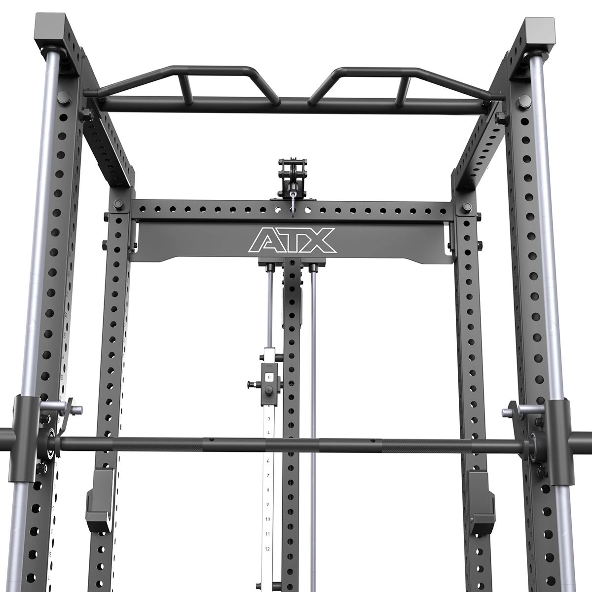 ATX Power Rack Komplettsystem mit Latzug-Plate Load + Multipresse