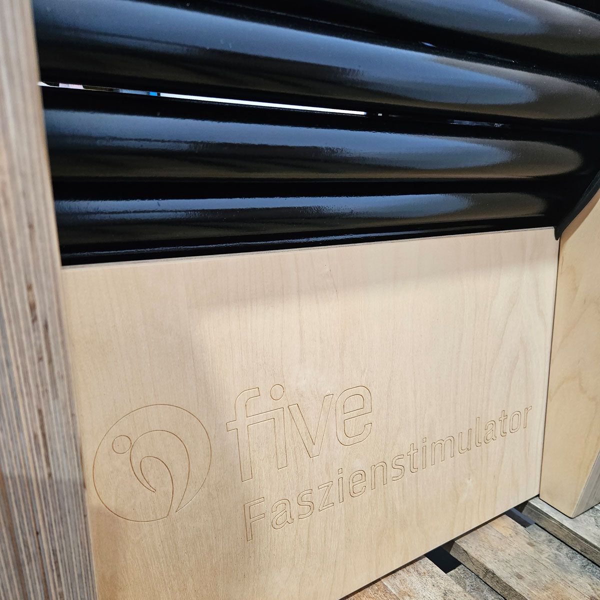Five Pro 7er Zirkel Beweglichkeitszirkel, Dehnzirkel aus Holz von Five bzw Milon, Holzfarbe Eiche Braun, guter gebrauchter Zustand