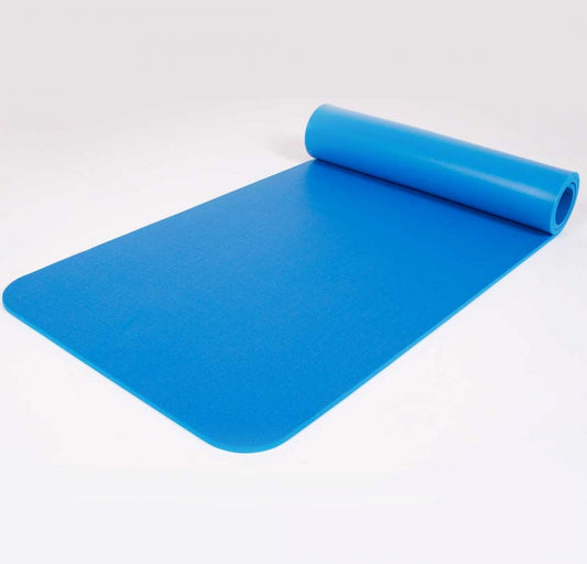 Super Flex gymnastics mat, phthalate-free, 180x60x1.5cm, sky blue