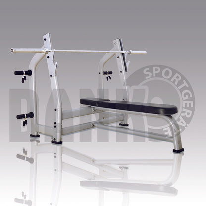 Danksport S-Line Kraftgeräte, Gerätepark mit ca. 22 Fitnessgeräten und Zubehör, Farbe Silber, Polster Braun - Neue Geräte / Ausstellungsgeräte