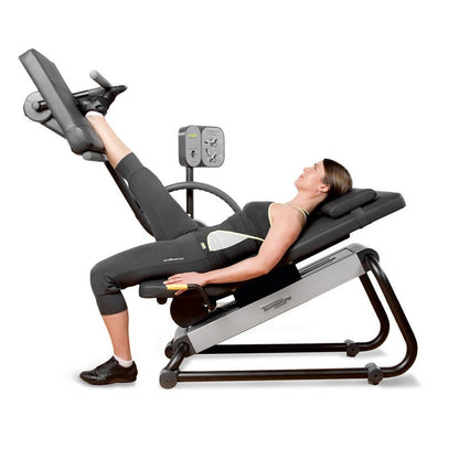Technogym 2er Set Flexability Posterior und Flexability Anterior - Dehngeräte für Beine und Waden, gegen Rückenschmerzen, Dehnungsapparat, Rahmenfarbe Silber, gebraucht - guter Zustand