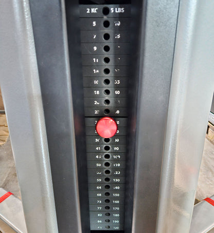 Freemotion Multi-Plane Chest G600 - Brustpresse am Kabel, Kabelzüge für Bankdrücken Brusttraining, Krafttrainingsgerät aus der Genesis Serie, Rahmenfarbe Silber, gebraucht - überholter Zustand