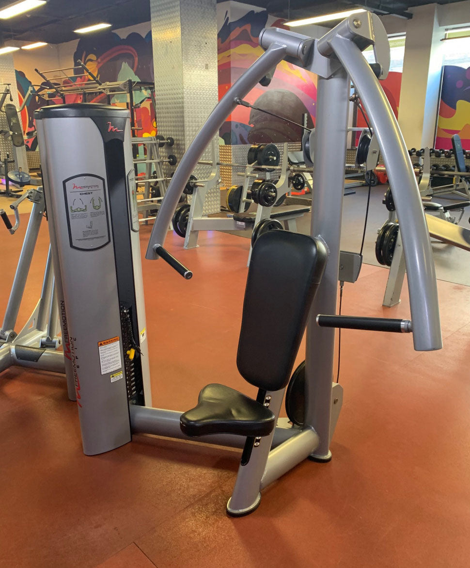 FreeMotion Set 18 strength machines, Epic Series and Genesis Cable Motion, 1A biomechanics, similar to Hoist, used - refurbished condition