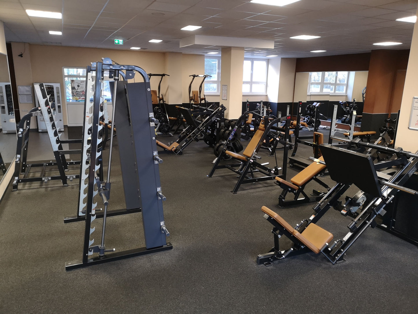 Life Fitness &amp; Hammer Strength - 93 fitness machines - strength training equipment, cardio equipment, plate-loaded equipment, benches, etc. - complete gym - used - TOP condition