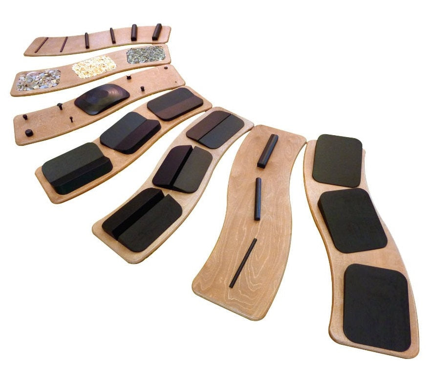 Extrafit Fuss-Zirkel, 7 Boards, Barfußpfad aus Holz, Fußzirkel, guter gebrauchter Zustand