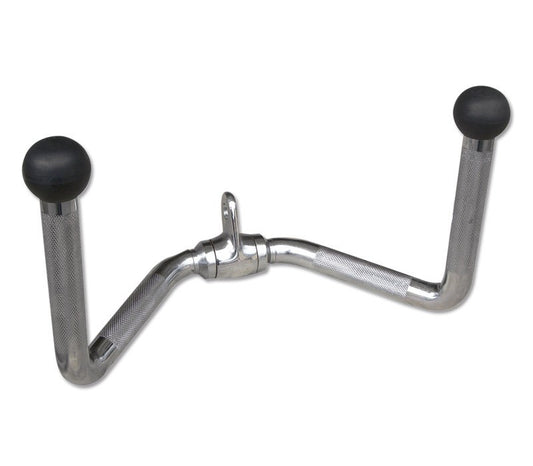 Wide rowing handle with bumper ends