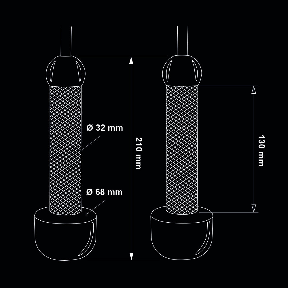 ATX Trizeps-Seil - Roller Cable Handle - Zugseil