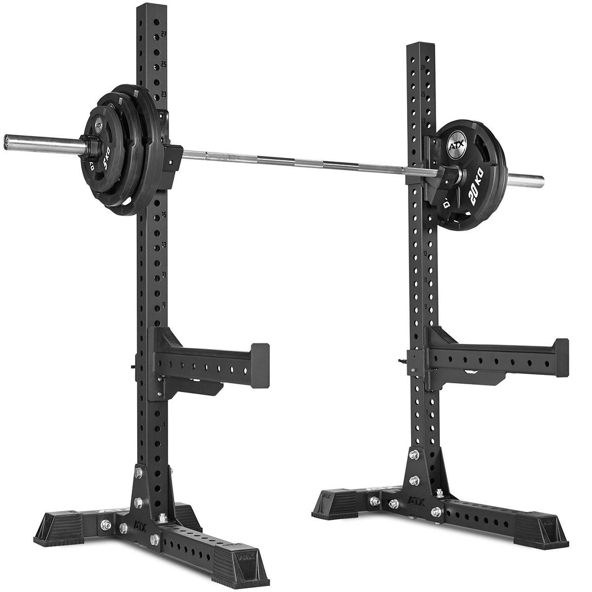 ATX Free Stands - massives Hantel Rack freistehend inkl. J-Hooks und Safety Spotter Arms