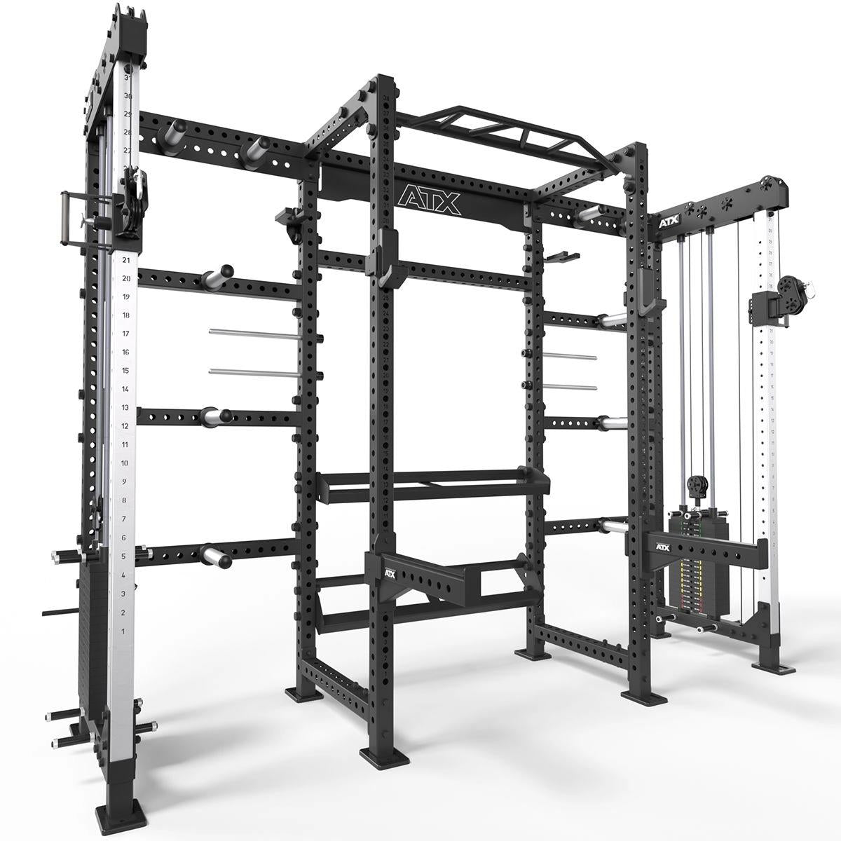 ATX Cable Cross Rack with 2 x 90 kg plug-in weights and many extras