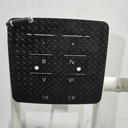 Gym80 Med80 3283 Funktionsstemme sitzend - liegend, Beinpresse verstellbar, Farbe Weiß, gebraucht - überholter Zustand