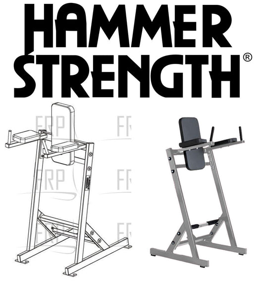 Hammer Strength Leg Raise Gestell, Beinheben Ständer, Farbe Schwarz, guter gebrauchter Zustand
