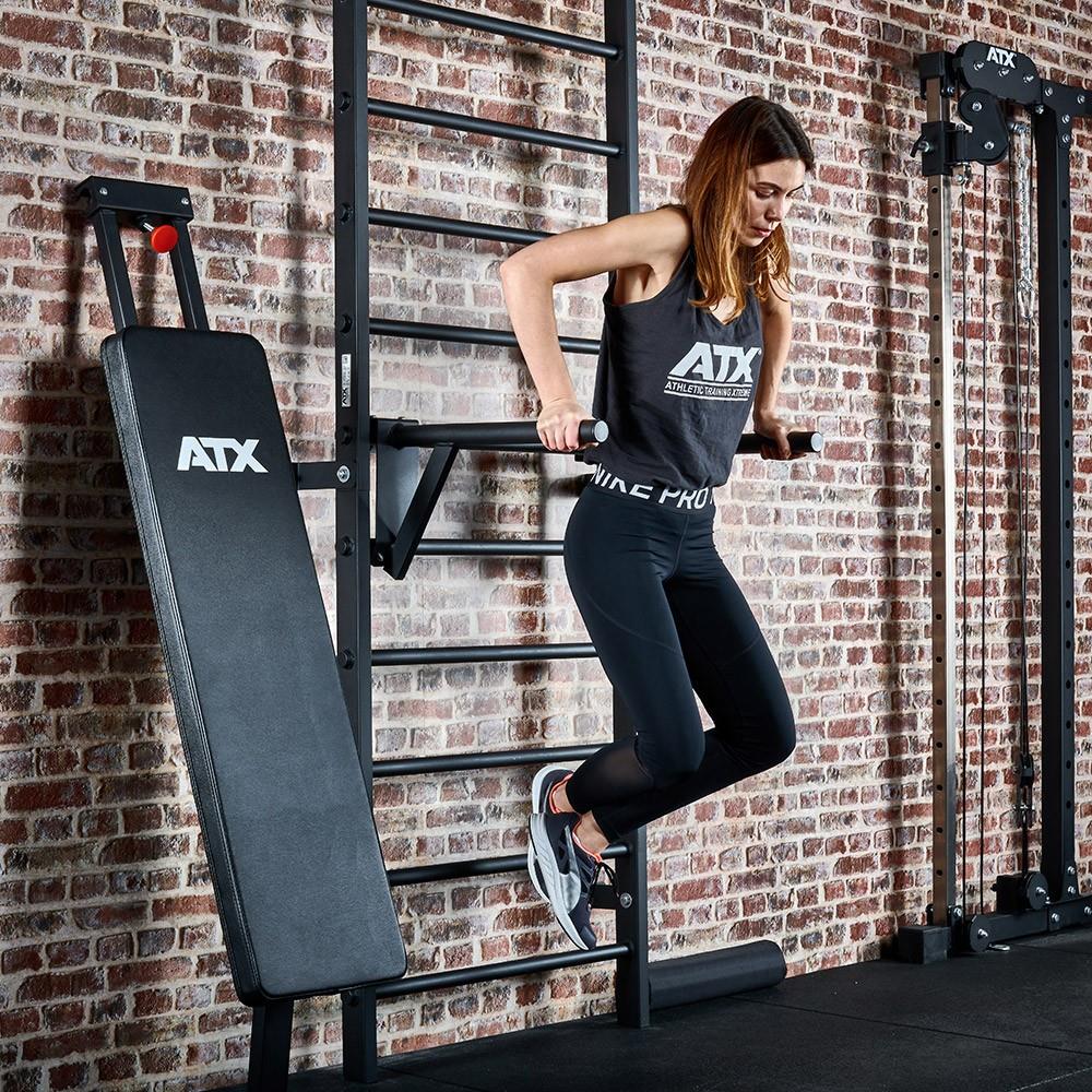 ATX Wall Bar Gym / Wall Bars with Bench