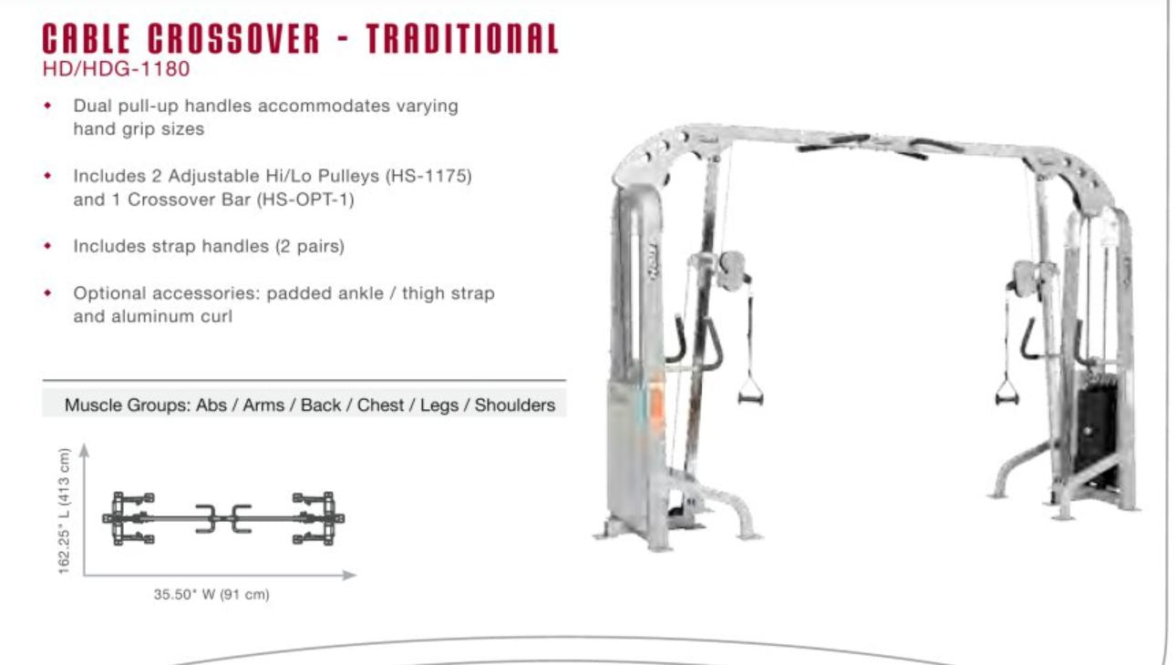 Hoist Multi Kraftstations Turm - Multistation mit Kabelzug, Kraftstation mit Gewichtsblöcken, gebraucht - überholter Zustand