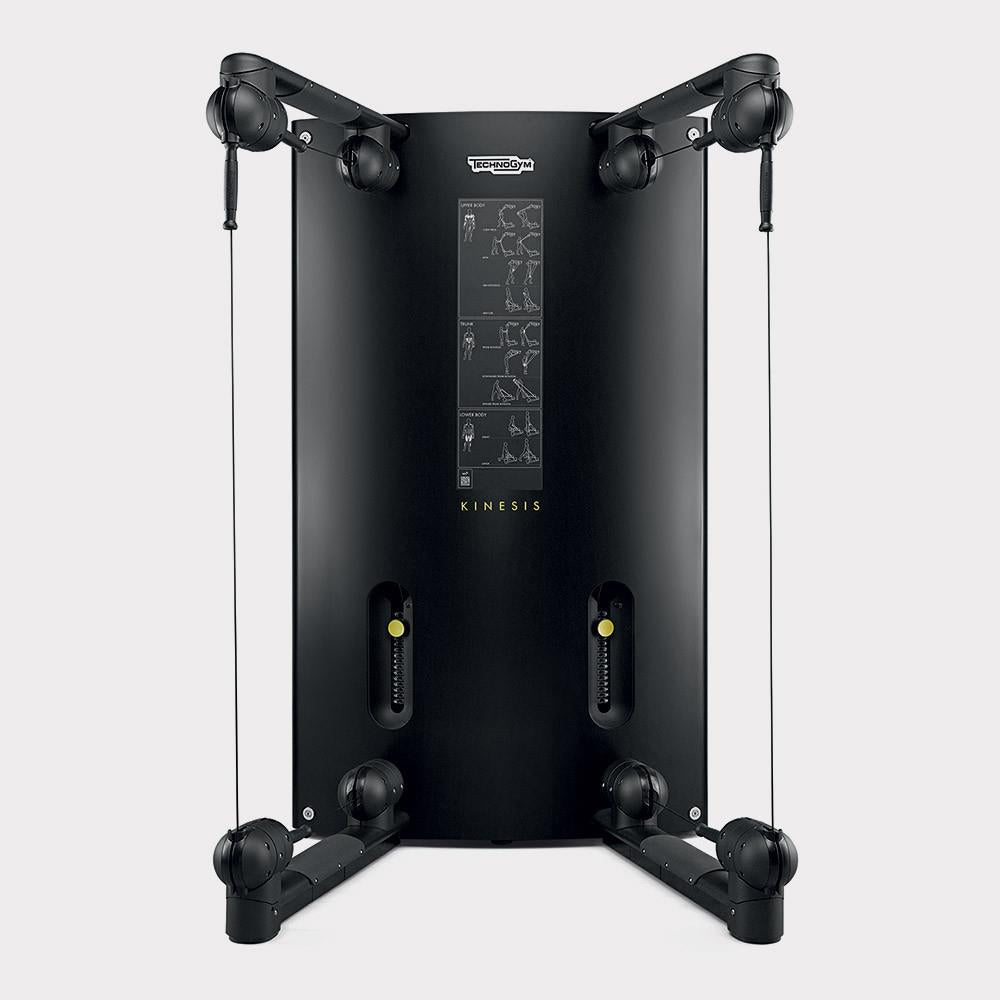 TechnoGym Kinesis One - Multi-station cable pull power station with two weight blocks, used - refurbished condition