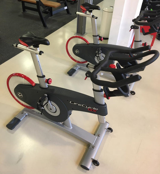 Life Fitness Lifecycle GX Indoor Cycle - mit LCD Computer-Display, gebraucht - überholter Zustand