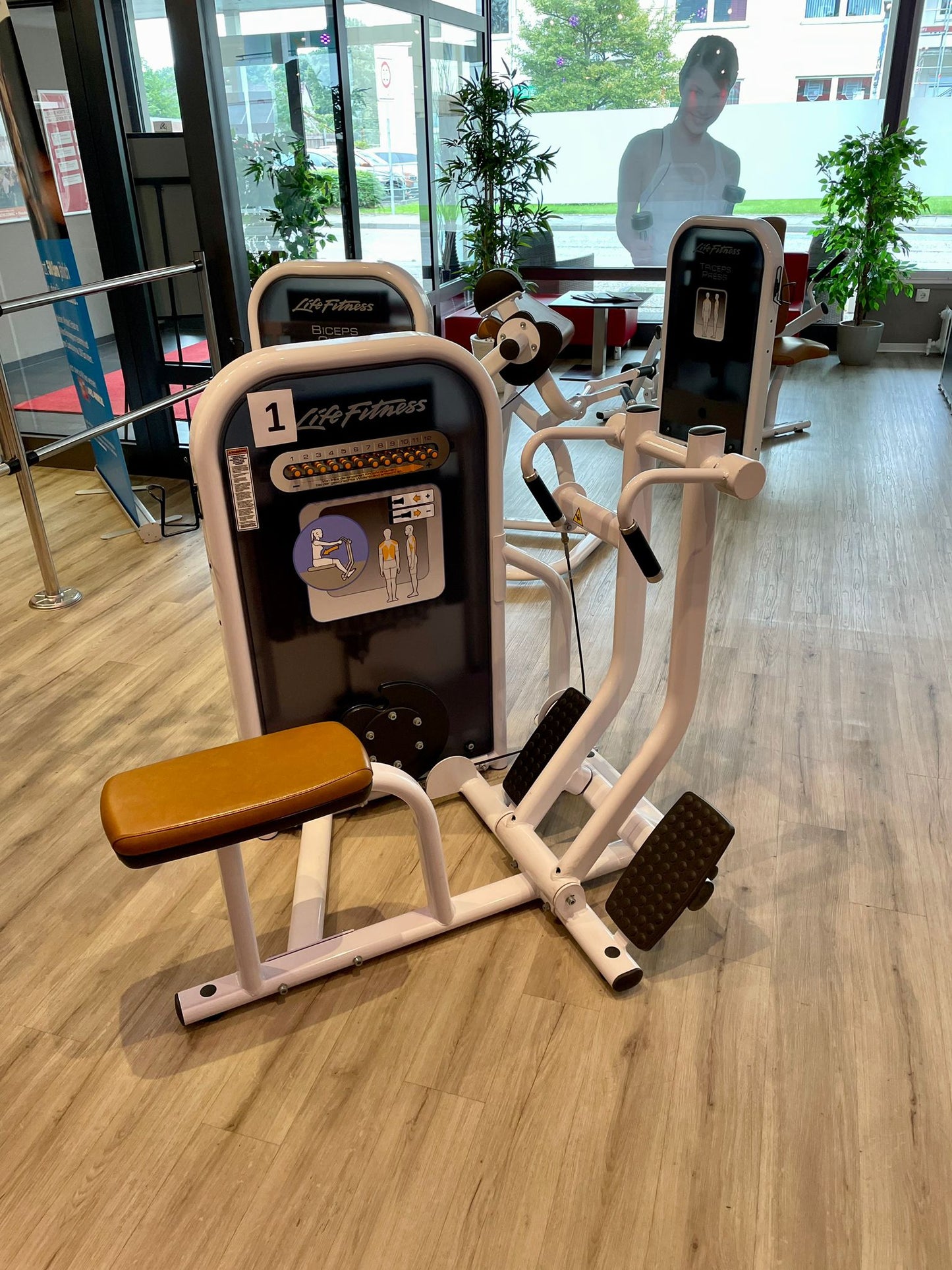 Life Fitness Circuit Serie Gerätezirkel, 10 Kraftgeräte im Set, gebraucht - überholter Zustand