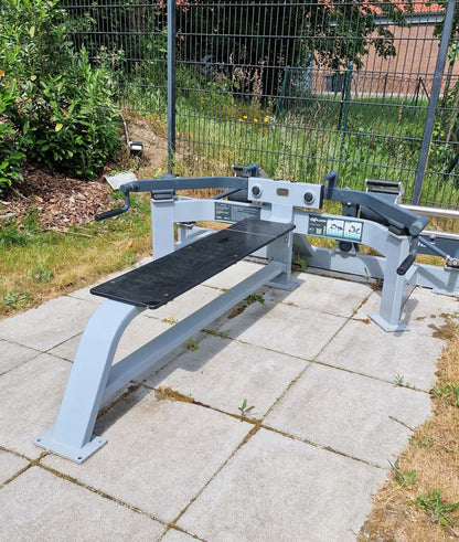Inter Atletika Outdoor EXplode 9 Kraftgeräte im Set, DHZ Xplode Kraftgerätepark, Baujahr 2021, Farbe Grau-Silber, gebraucht - geprüfter Zustand