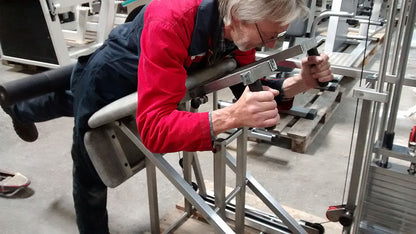 Germania Gluteus radial / buttock machine, standing, stainless steel