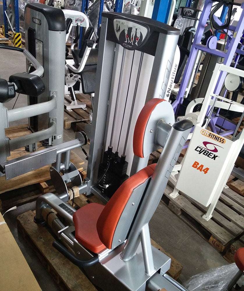 BH Fitness Wadenmaschine sitzend, Silber, Strength Line, gebraucht