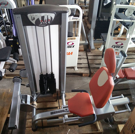 BH Fitness Wadenmaschine sitzend, Silber, Strength Line, gebraucht
