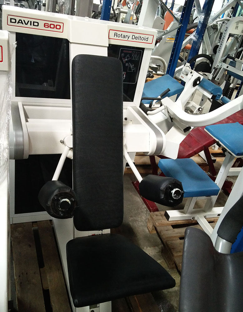 David strength training equipment, 11 fitness machines, white, used
