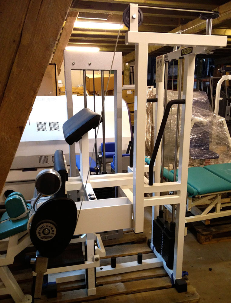 TechnoGym M427, Beinbeuger stehend, weiß, gebraucht