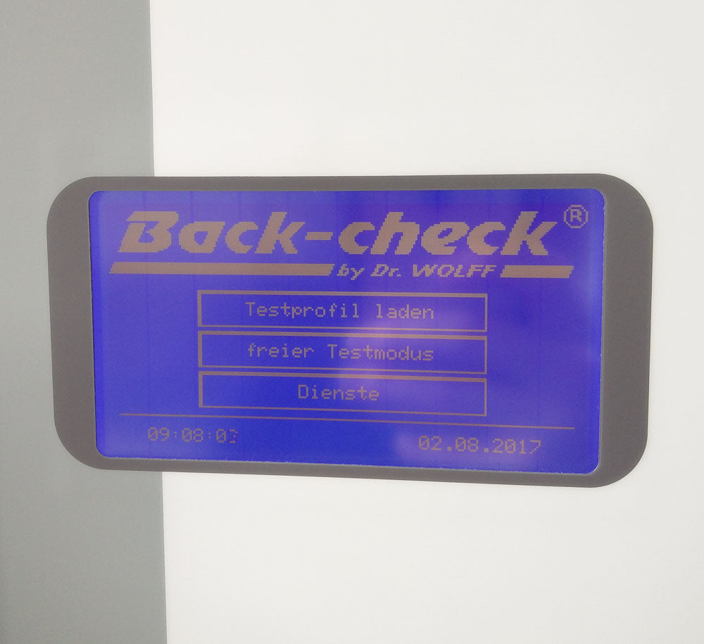 Dr. Wolff Back Check 607, NEW MODEL, Touchscreen, Silver, good used condition