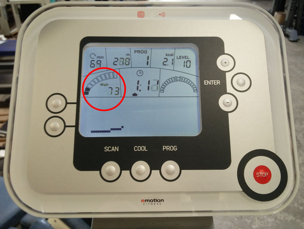 Emotion Fitness Motion Cycle 800 med, mit Testpaket, IPN-Lizenz, Ergometer, gebraucht - überholter Zustand