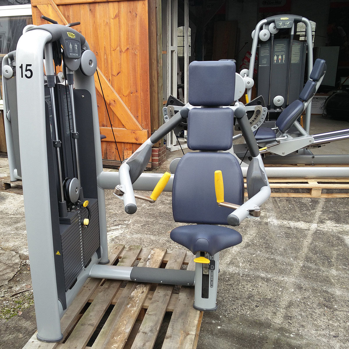 TechnoGym Selection Line strength training set/park with 10 fitness machines, additional equipment on request, used, tested and refurbished