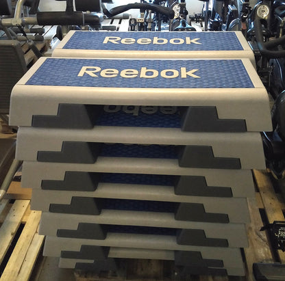 Reebok Steps / Step-Boards, Blau-Weiß-Grau, gebraucht