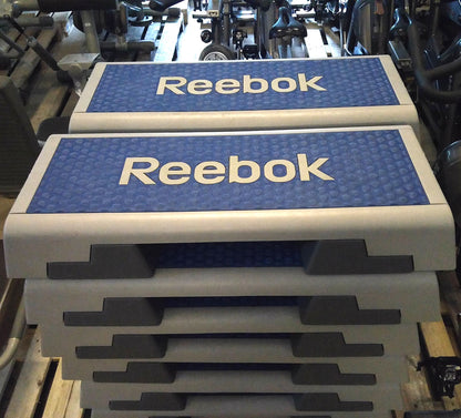 Reebok Steps / Step-Boards, Blau-Weiß-Grau, gebraucht