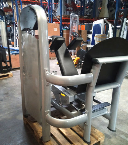 Realleader adjustable leg press, similar to functional press, sitting and lying, leg press, silver, used