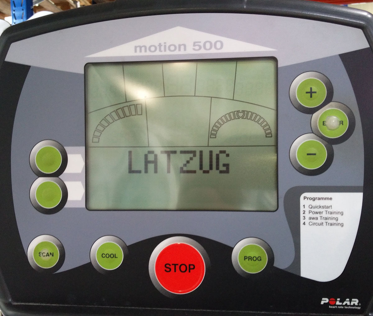 SportsArt 9er Kraftzirkel mit Emotion Displays, Status Serie Kraftgeräte, erweiterbar, Farbe Weiß, gebraucht und generalüberholt
